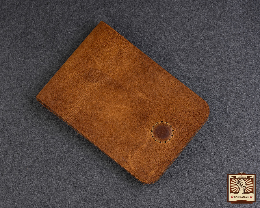 [HCM]VÍ SEN 3 - Ví sen da bò thật 100% nguyên tấm. Thiết kế tinh tế chỉn chu và thanh lịch cho quý ông | Bảo hành trọn đời
