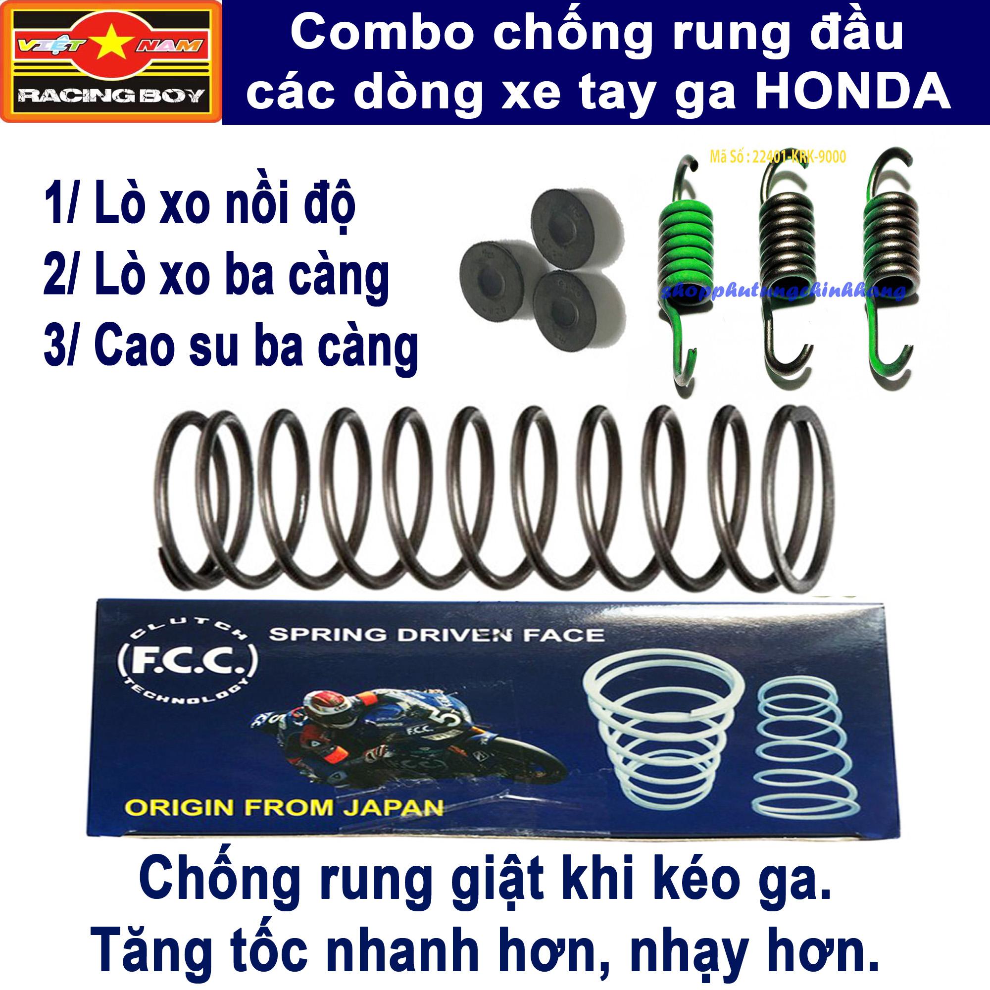Bộ lò xo chống rung đầu, tăng tốc nhanh hơn cho các dòng xe tay ga HONDA