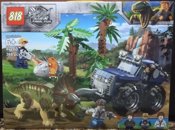 Lắp ráp Lego khủng long 82160 - Cuộc săn đuổi khủng long 3 sừng cổ đại