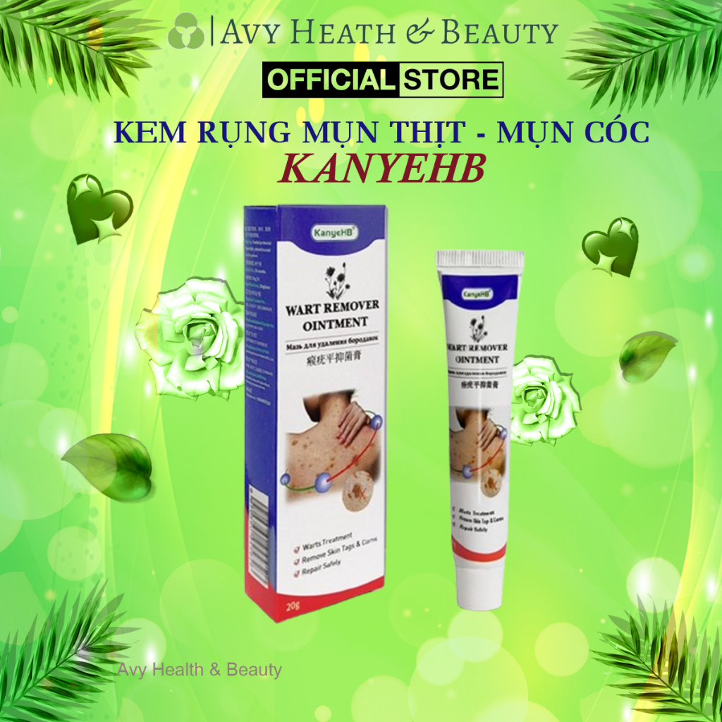 Gel Rụng Mụn Thịt KanyeHB - Kem Bôi KanyeHB Dưỡng Da Giúp Bật Gốc Cồi Mụn Thịt Dư, Nốt Ve Chó, U Mềm, Nốt Ruồi