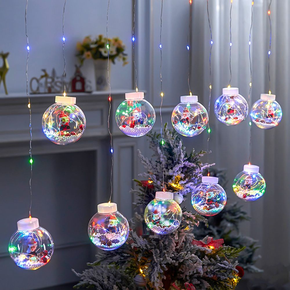 Fdgre diy ông già noel cây thông noel bóng thủy tinh người tuyết trang trí giáng sinh quả cầu trang trí cho cây thông noel