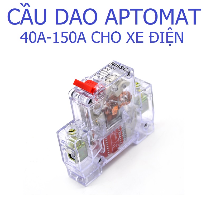 Cầu dao atomat cb 40a, 63a, 150a dc cho xe điện loại tốt