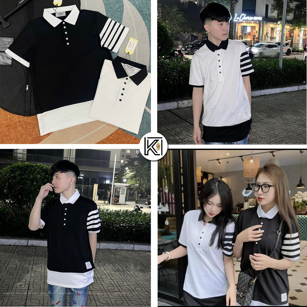 [Tổng Kho] Áo phông polo givenchi Kèm hộp quà tặng , chất Poly cực đẹp thoáng mát.