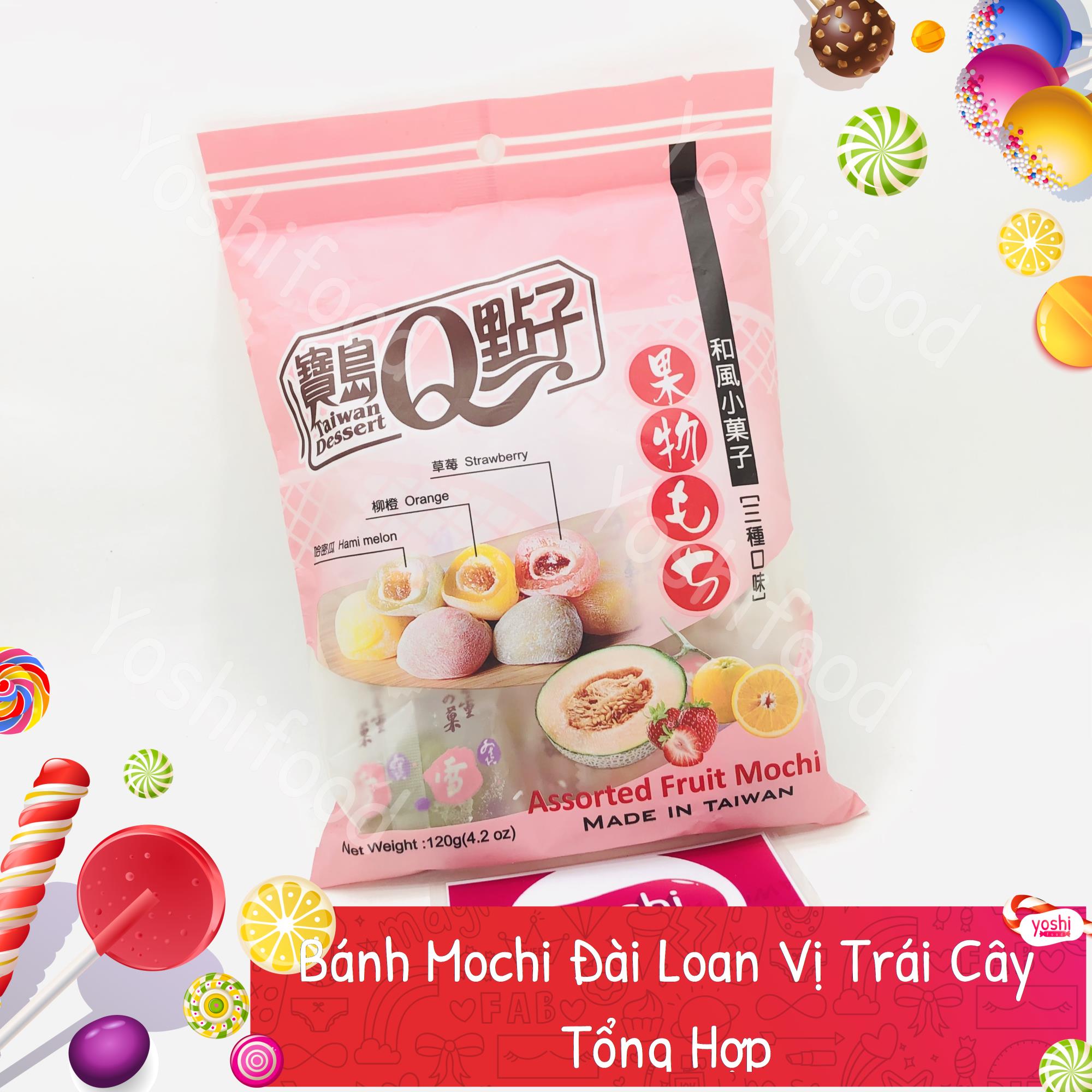 Bánh mochi đài loan vị trái cây tổng hợp royal family 120gr