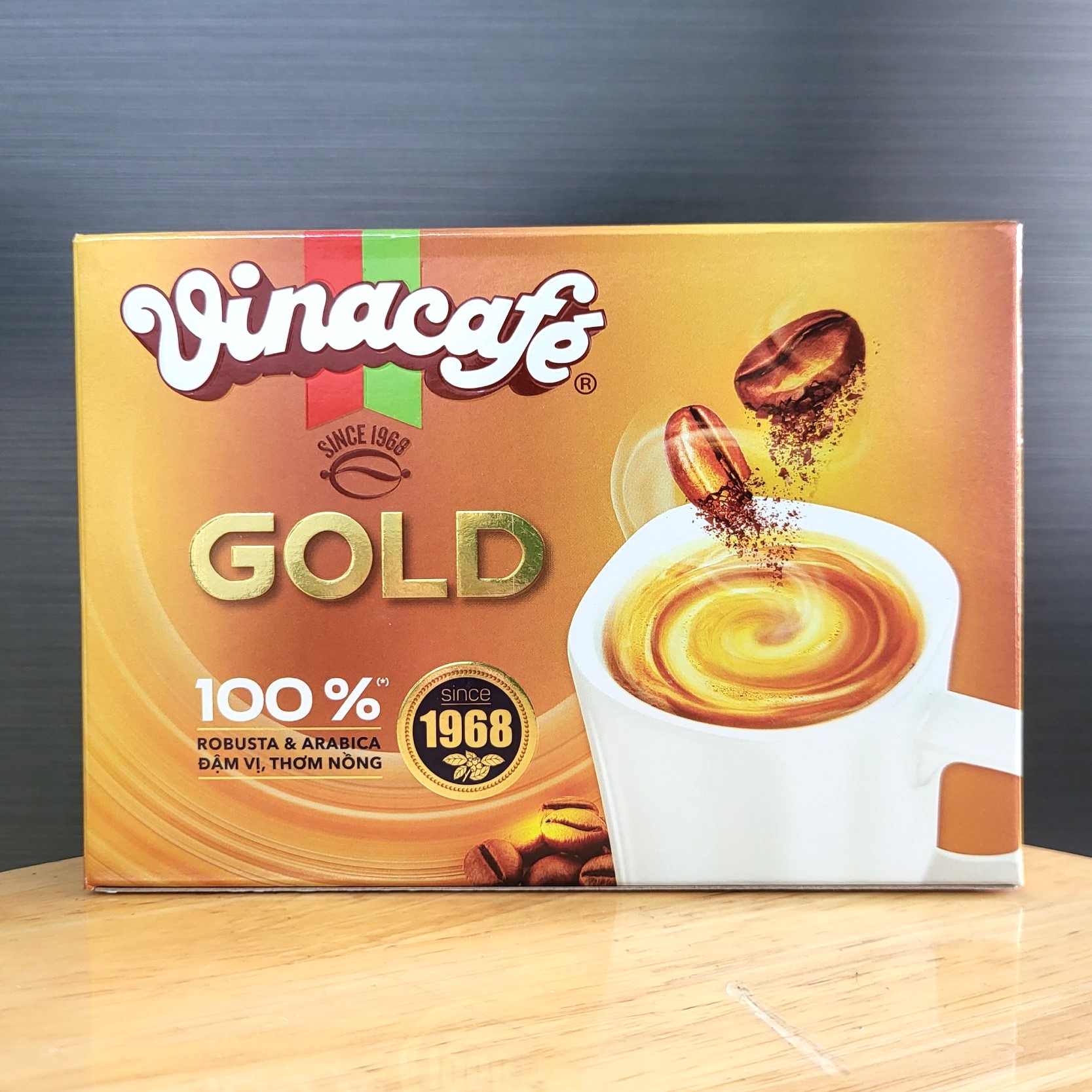 HỘP 360g VINACAFE 18 gói - CÀ PHÊ SỮA HÒA TAN 3 IN 1 Café Gold Original