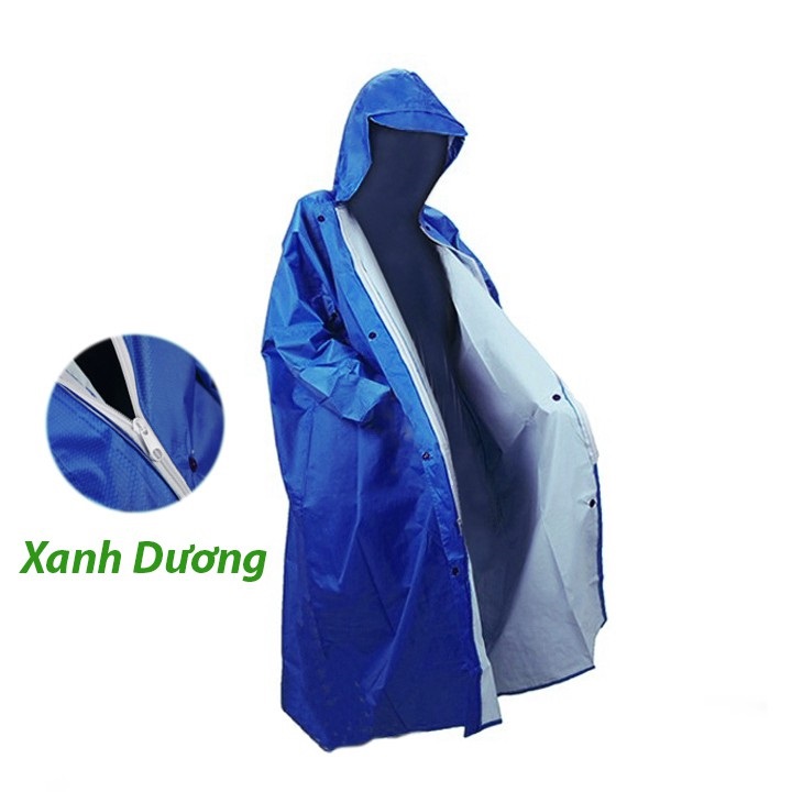 [HCM]Áo Mưa Không Xẻ Tà Vải Dù Chống Thấm Cao Cấp