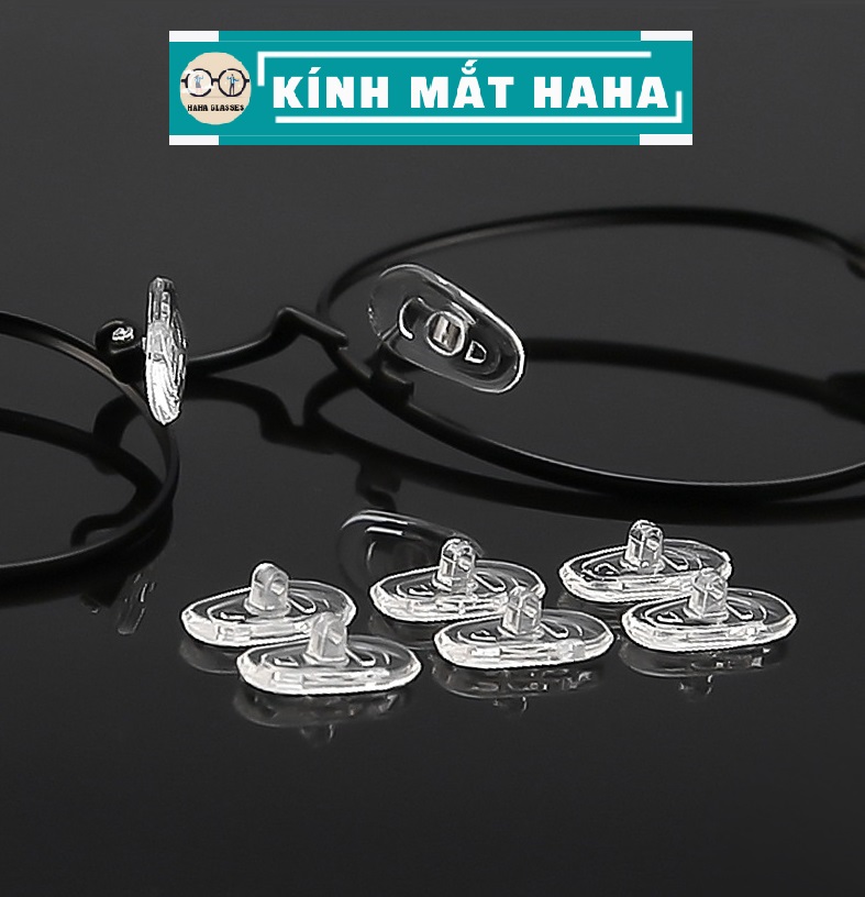 Đệm mũi mắt kính đệm mũi silicone ve kính HAHA chống trơn trượt siêu mềm siêu bền siêu chắc dùng cho nam, nữ, già, trẻ