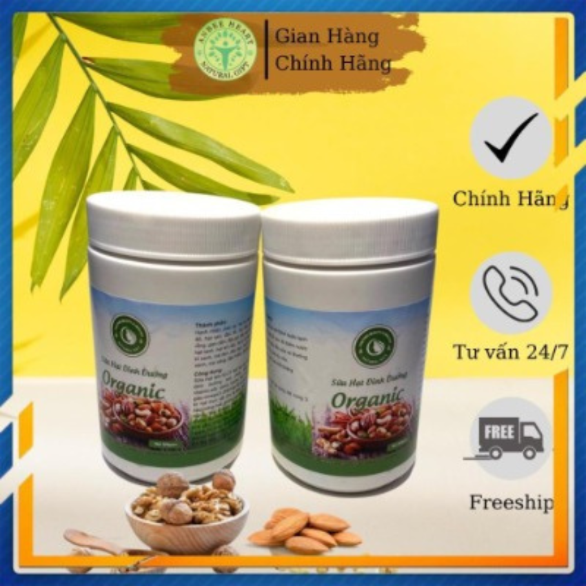 Bột sữa hạt dinh dưỡng Organic 500g loại 21 hạt Ngũ Cốc tốt cho người ăn