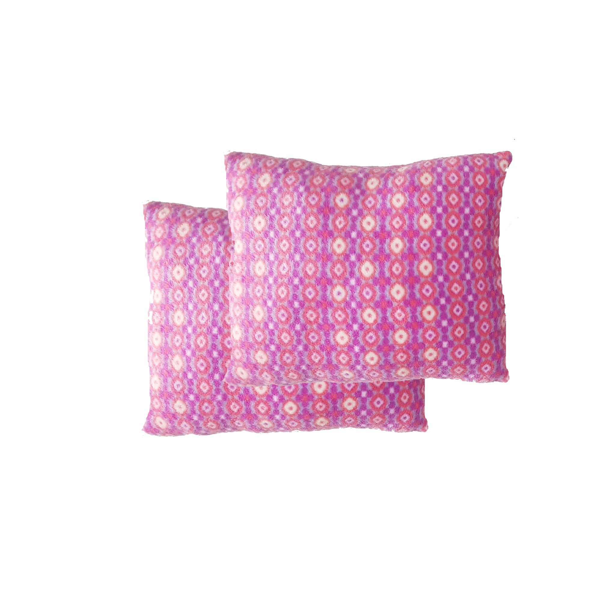 Bộ 02 Gối Tựa Lưng Họa Tiết Xinh Xắn - THIVI - Trang trí góc làm việc hay phòng khách thêm sinh động