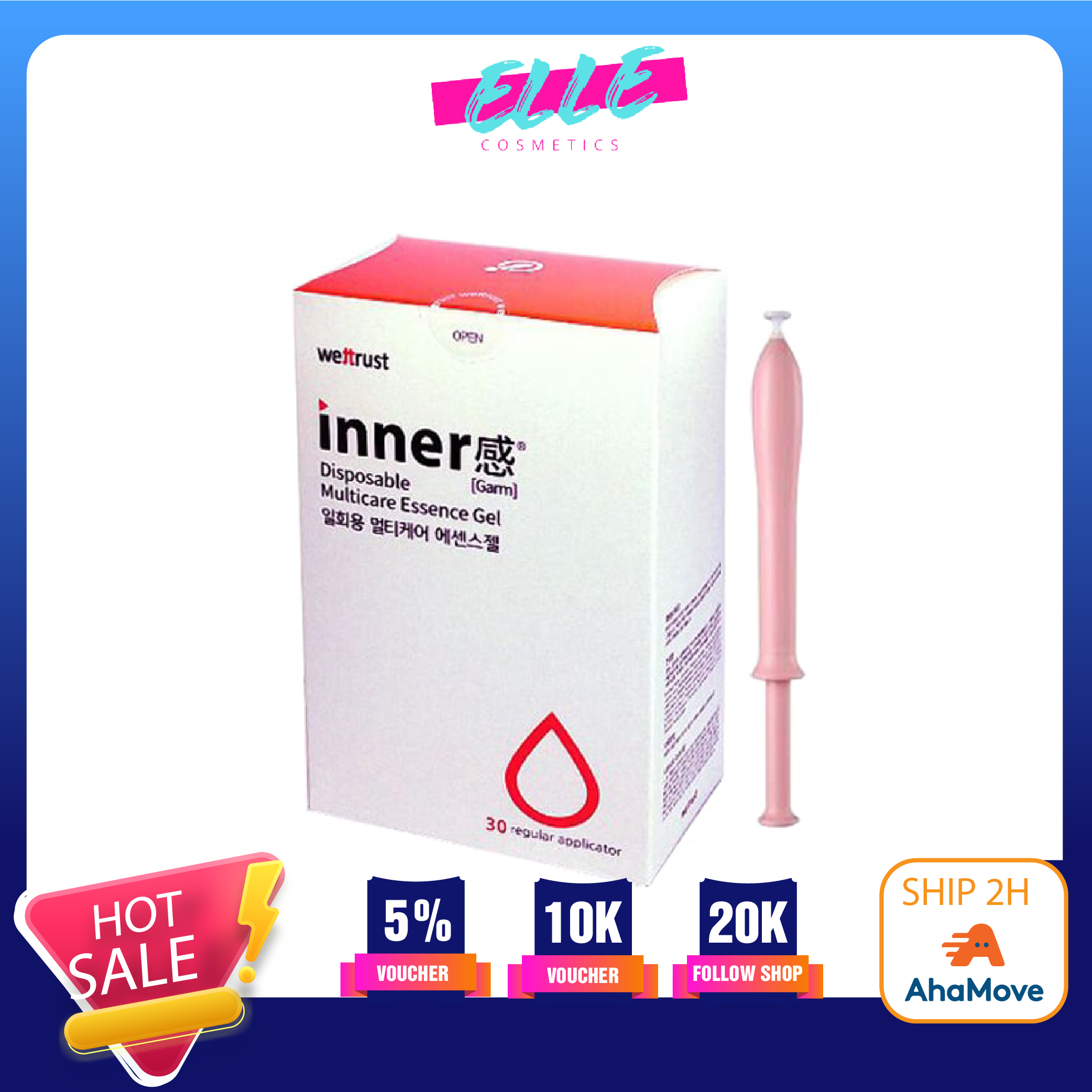 Dung dịch vệ sinh vùng kín đa năng Inner Gel Wettrust Hàn Quốc