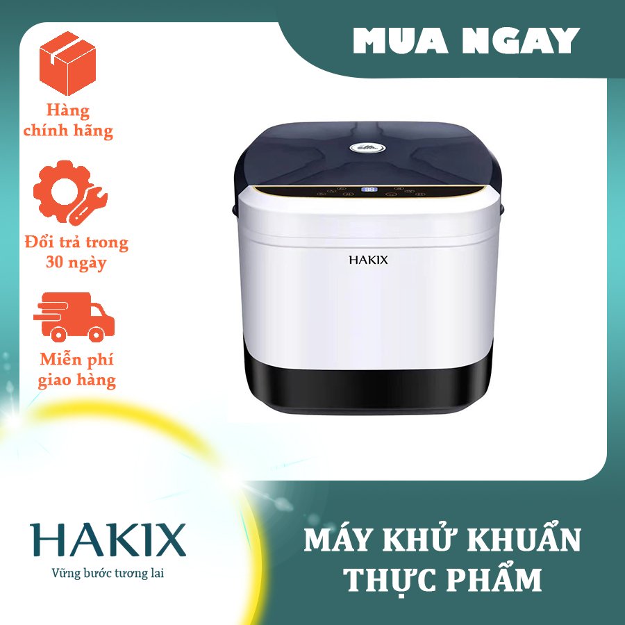 [Freeship] Máy khử khuẩn thực phẩm loại bỏ dư lượng trừ sâu hóa chất độc hại trong thịt trái cây 5L Hakix