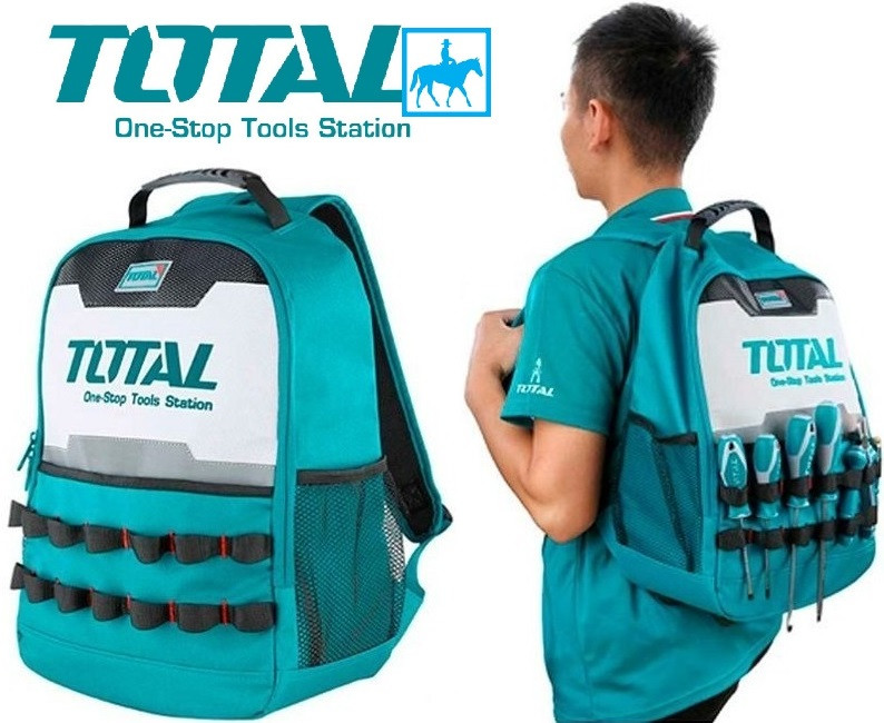 Ba lô công cụ Balo túi xách đựng đồ nghề dụng cụ TOTAL Chính hãng THBP0201