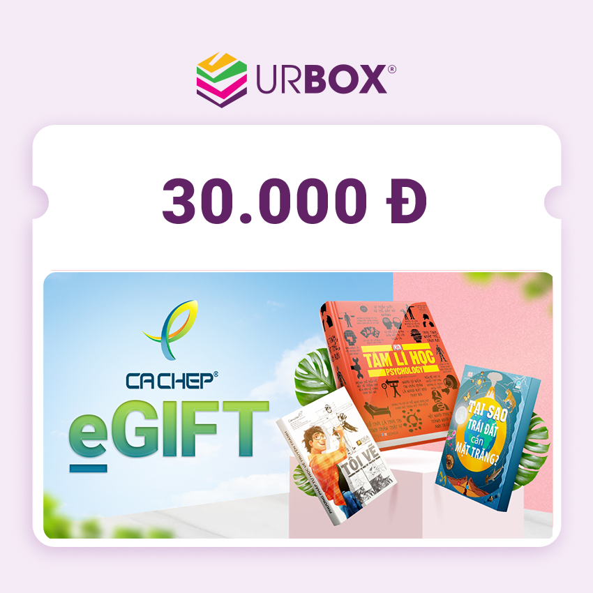 [Nhà Sách Cá Chép | UrBox] Evoucher mệnh giá 30,000đ - Áp dụng toàn bộ chi nhánh HCM
