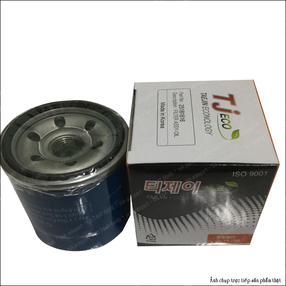 Lọc dầu nhớt spark 2012-2019, matiz 4 - lọc tjeco.
