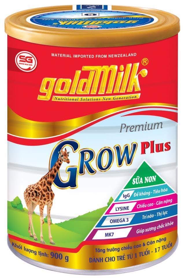 [HCM]Sữa Grow Plus 900g Goldmilk- Tăng cân - Phát triển chiều cao cho bé - SỮA NON