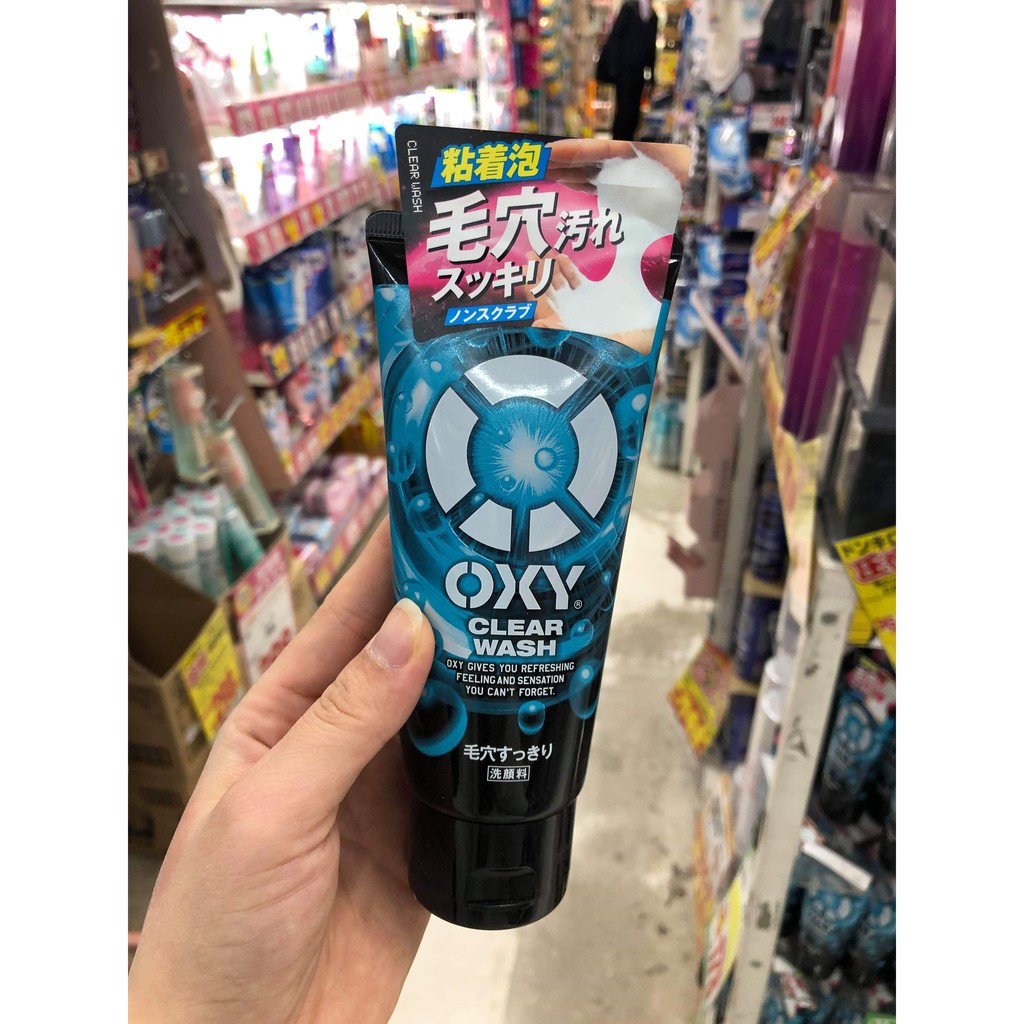 Sữa rửa mặt oxy clear wash nội địa nhật bản - 130g