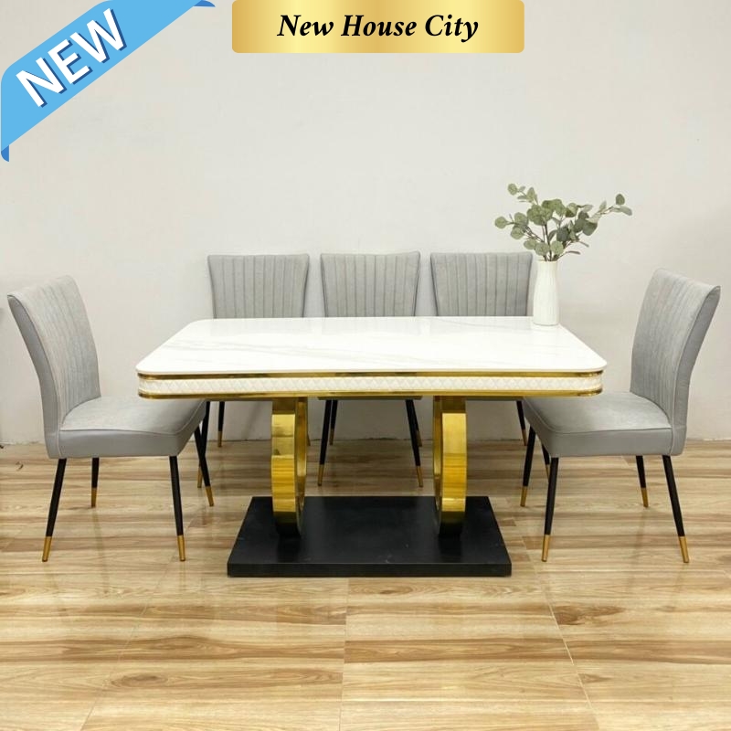 Ghế ăn Ghế ăn nhập khẩu Bàn ăn thông minh Ghế ăn phòng khách-New House City