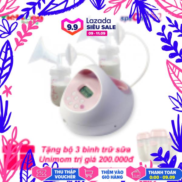 Máy hút sữa đôi Spectra S2 Hospital Grade + Tặng bộ 3 bình trữ sữa Unimom trị giá 200.000đ