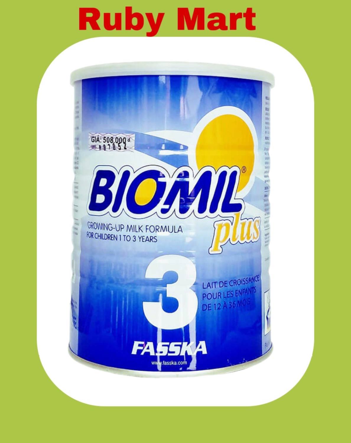 Date 2.2025 Sữa Biomil Plus số 3 lon 800g