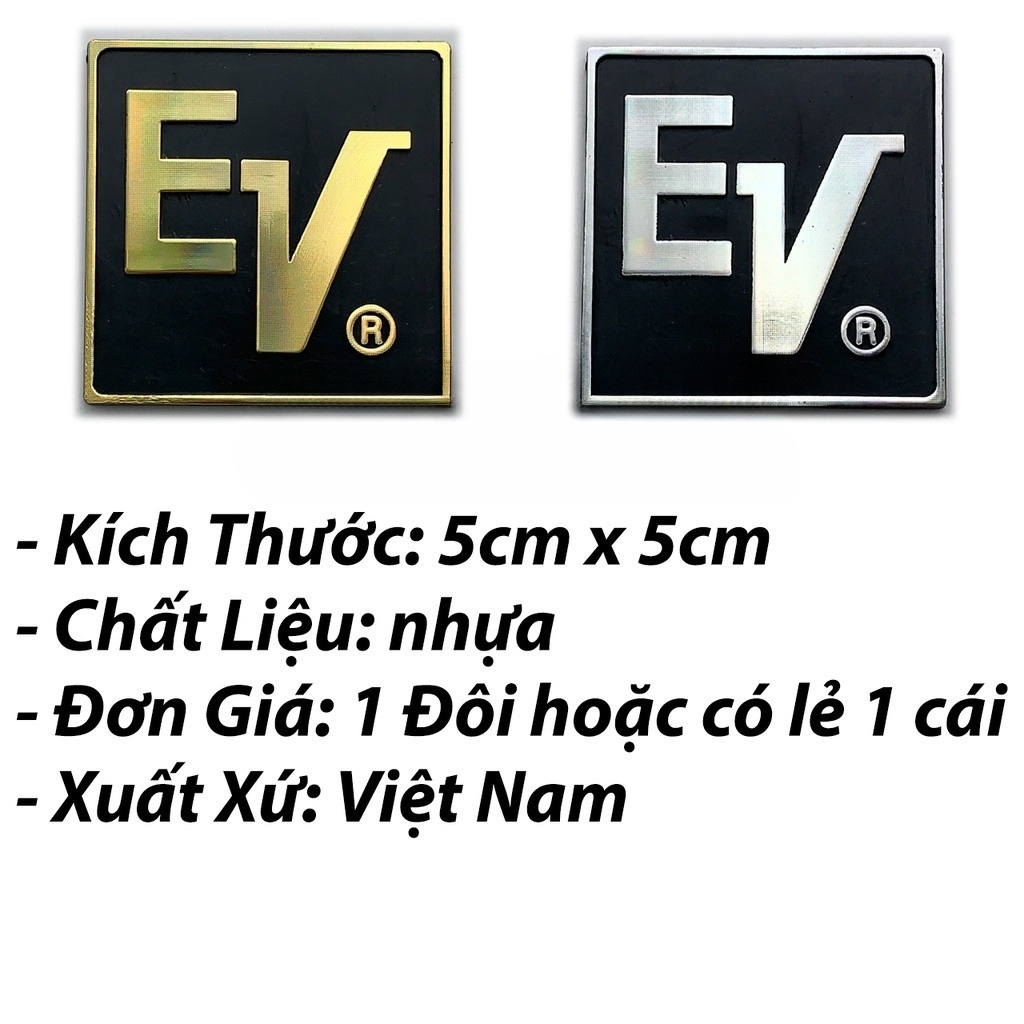 Tem loa EV Electrovoice nhựa cứng, giá 1 đôi