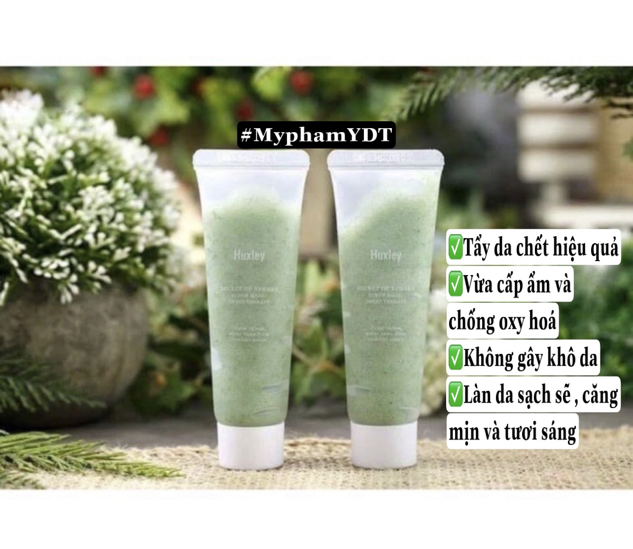 Tẩy da chết huxley mini / mặt nạ tẩy da chết dành cho mọi loại da size 30ml