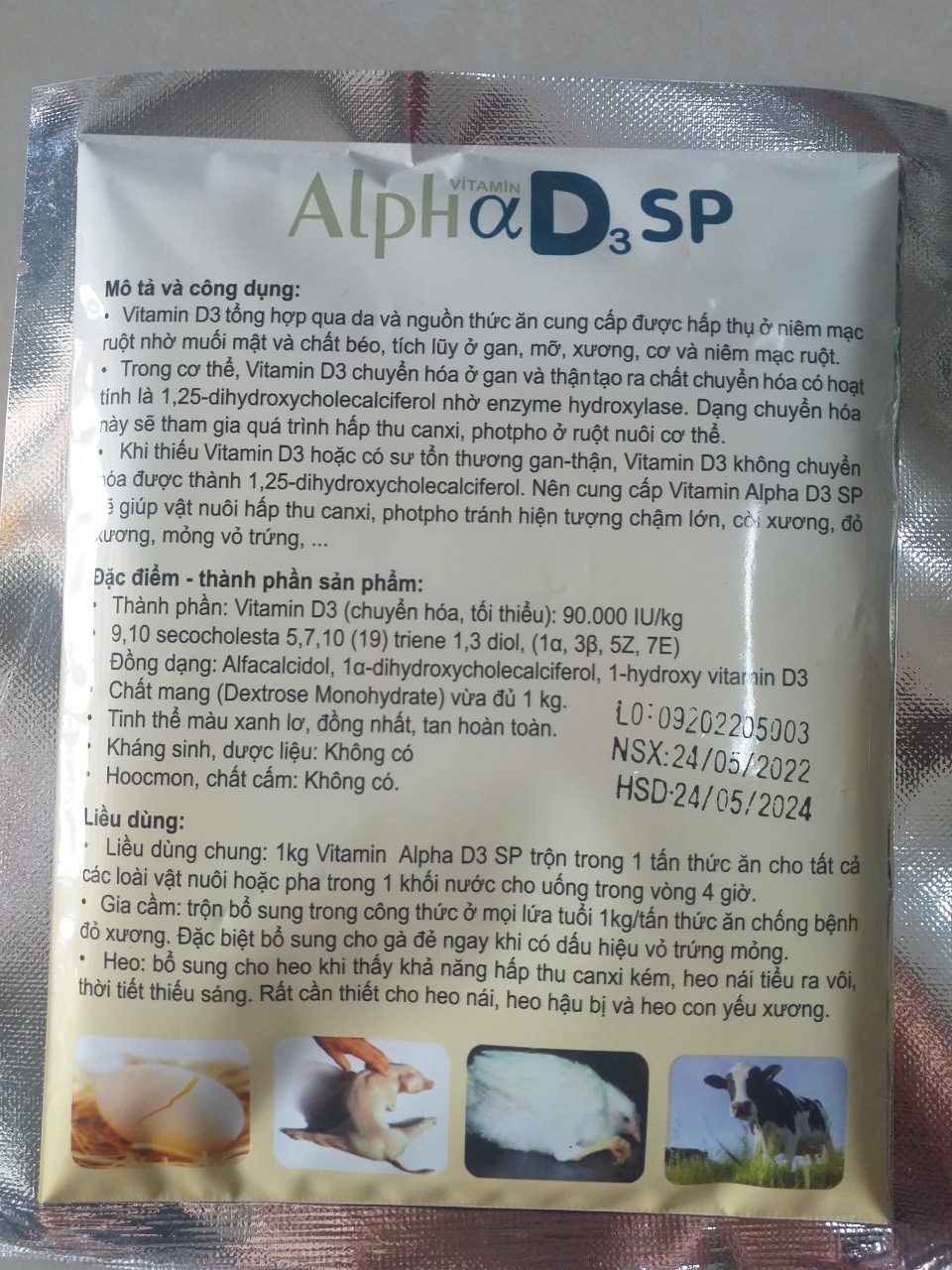 VITAMIN ALPHA D3 - GIẢI PHÁP HẤP THU CAN XI PHOTPHO