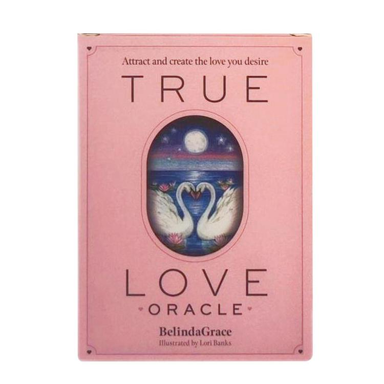 English True Love Oracle Cards Fate Divination Tarot Cards Party