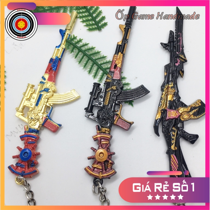 [Skin AKM PUBG] Móc Khoá Skin Pubg dài 12cm Độc Lạ Mô Phỏng Giống Thật, Hợp Kim Không Rỉ PUBG 2021