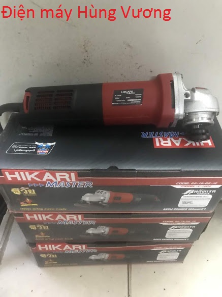 Máy mài cầm tay hikari k-100k, 1080w , madein thái lan, lắp đá mài 100mm, rô to dài, hàng cao câp, nặng 2.5 kg