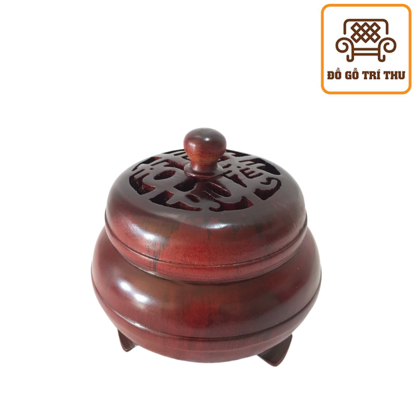 Lư gỗ Hương xông đốt trầm sang trọng