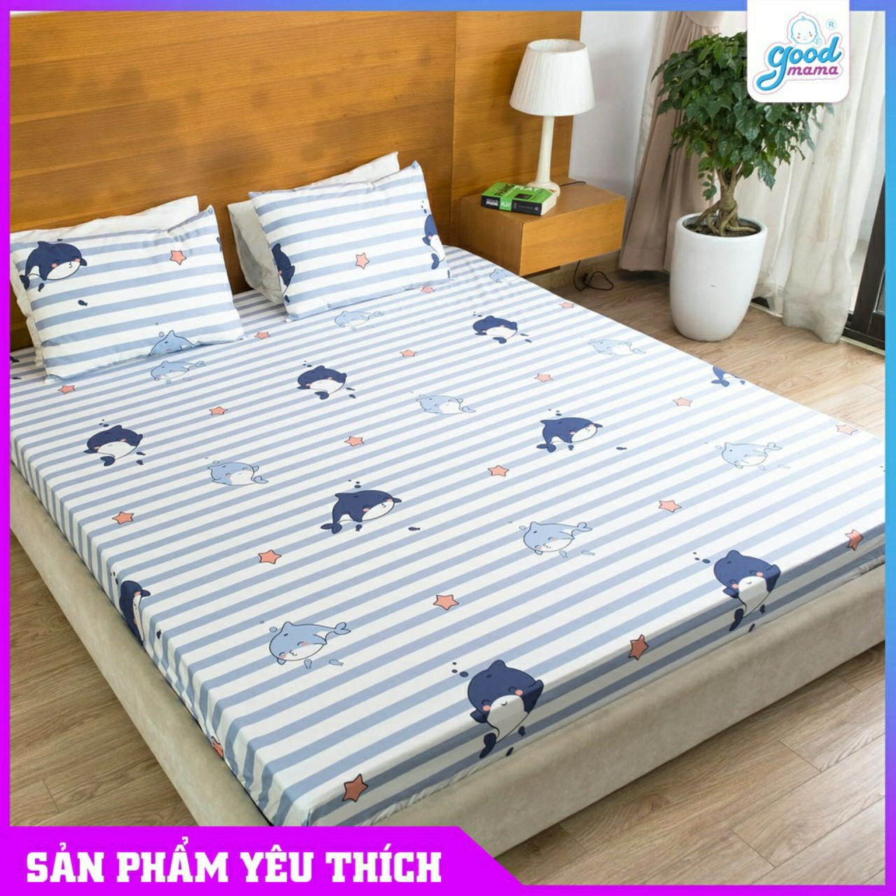 Goodmama ga chống thấm cotton cao cấp kt 1m820cm bh 6 tháng lỗi 1 đổi 1