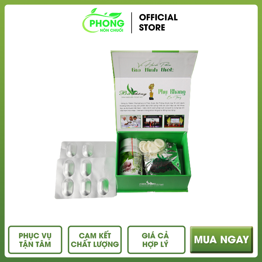 Combo phụ khang bà thông mg17 thảo dược tự nhiên ngừa viêm nhiễm âm đạo, khí hư, nấm camida, đau bụng kinh, điều hòa nội tiết tố nữ, giúp se khít, làm hồng âm đạo - mymy girl