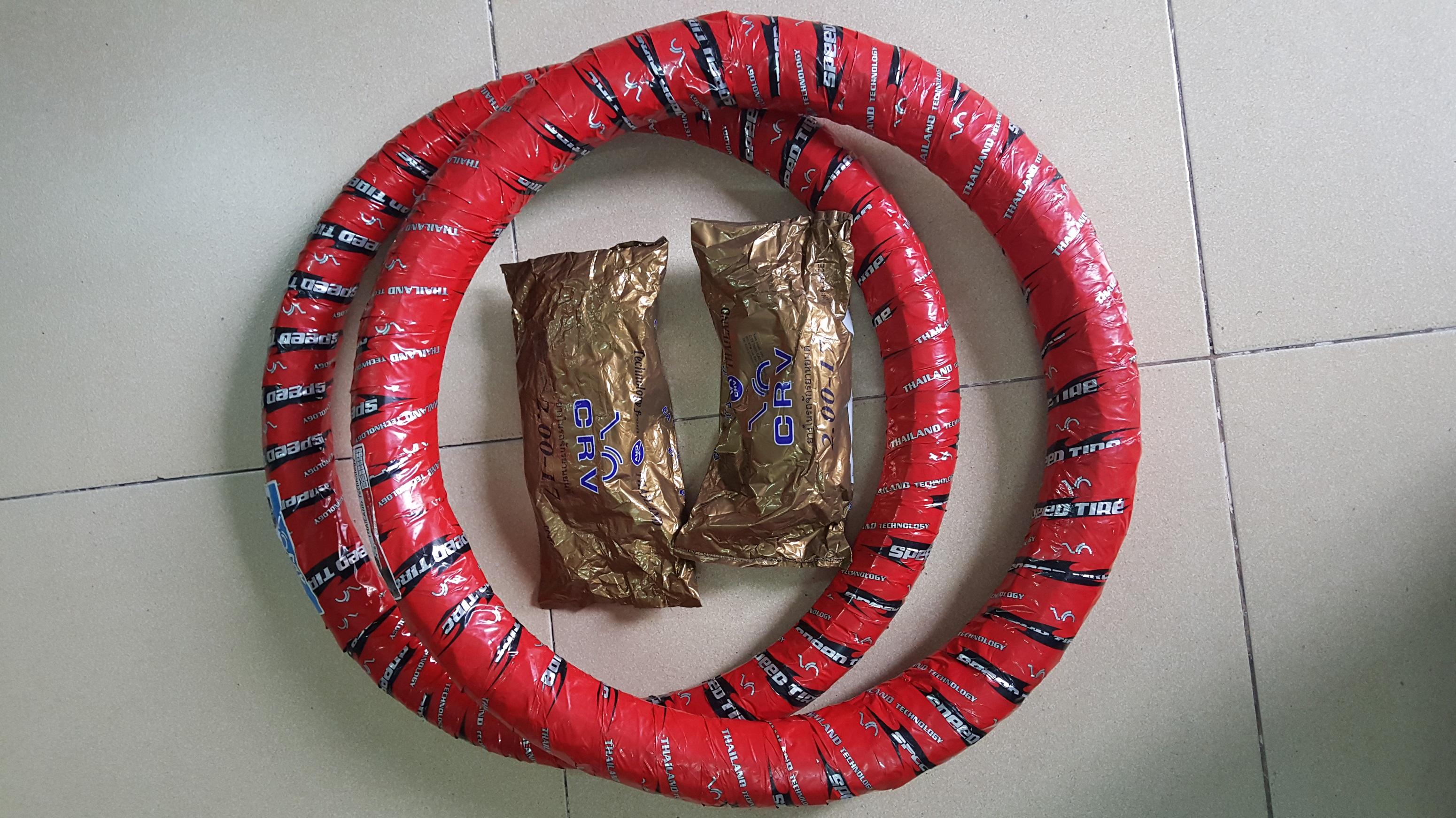 vỏ crv full cặp trước sau có ruột vỏ trước 60 vỏ sau 70 kèm ruột