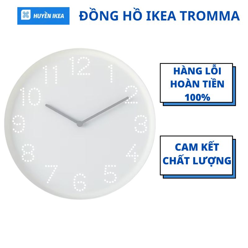 Đồng hồ IKEA Tromma kim trôi chính hãng