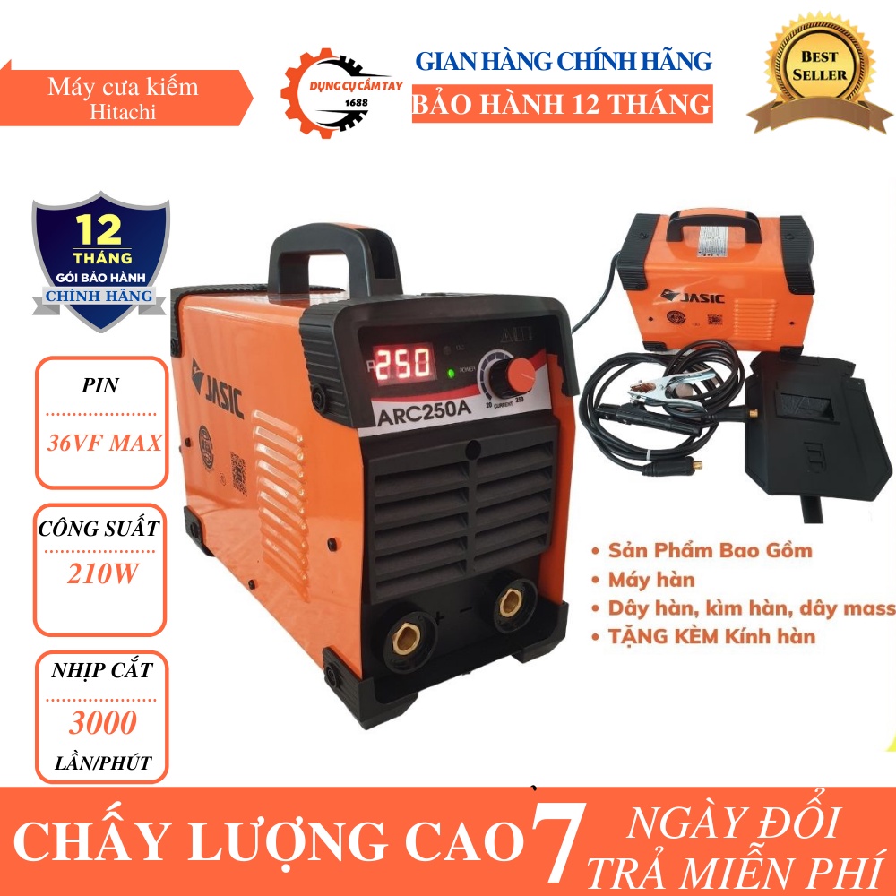 Máy hàn điện tử jasic 250a