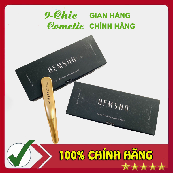 Serum dưỡng mi gemsho eyelash & eyebrow 3ml của mỹ giúp mi dài quyến rũ