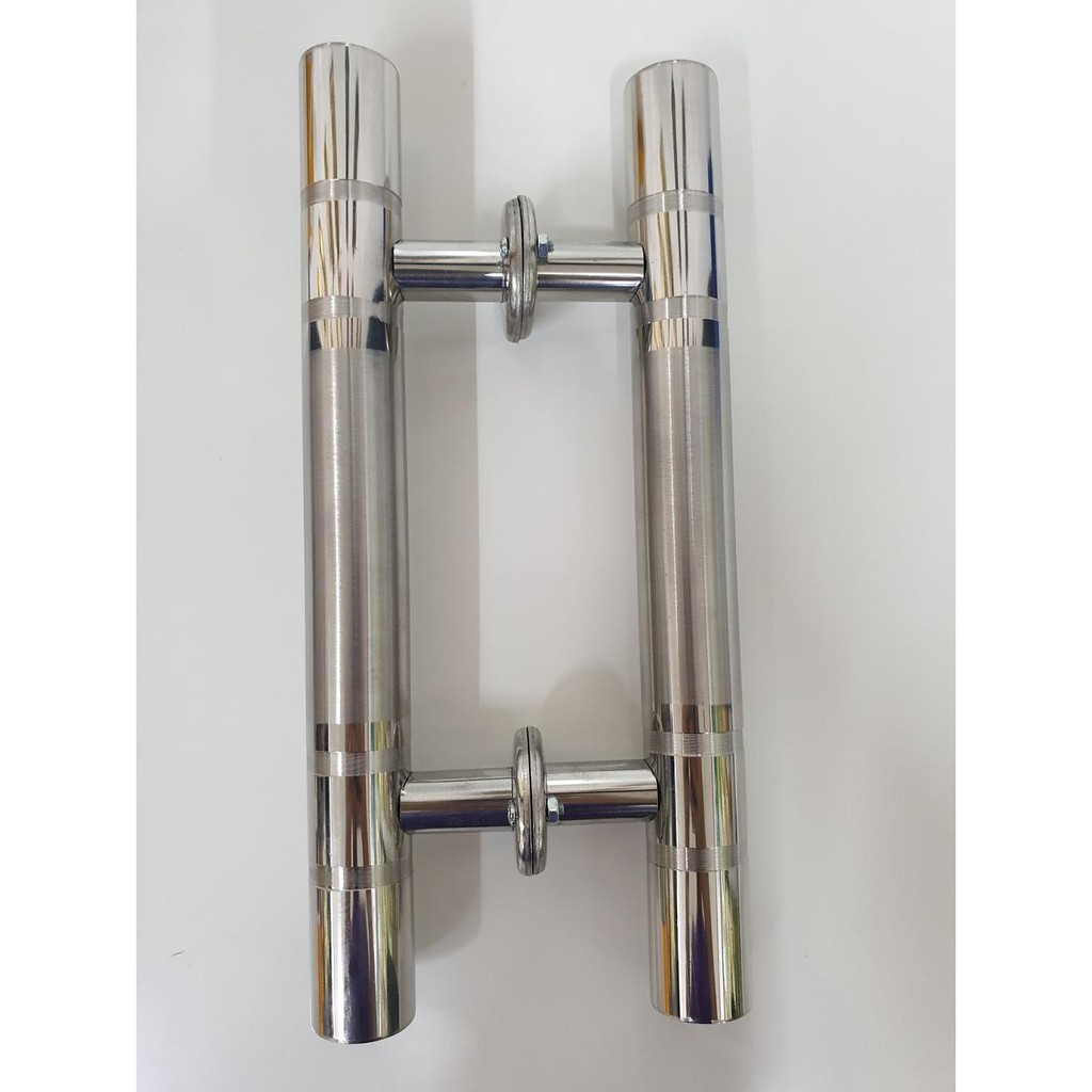 1 đôi tay nắm cổng inox, tay nắm cửa sắt xếp inox loại tốt siêu bền