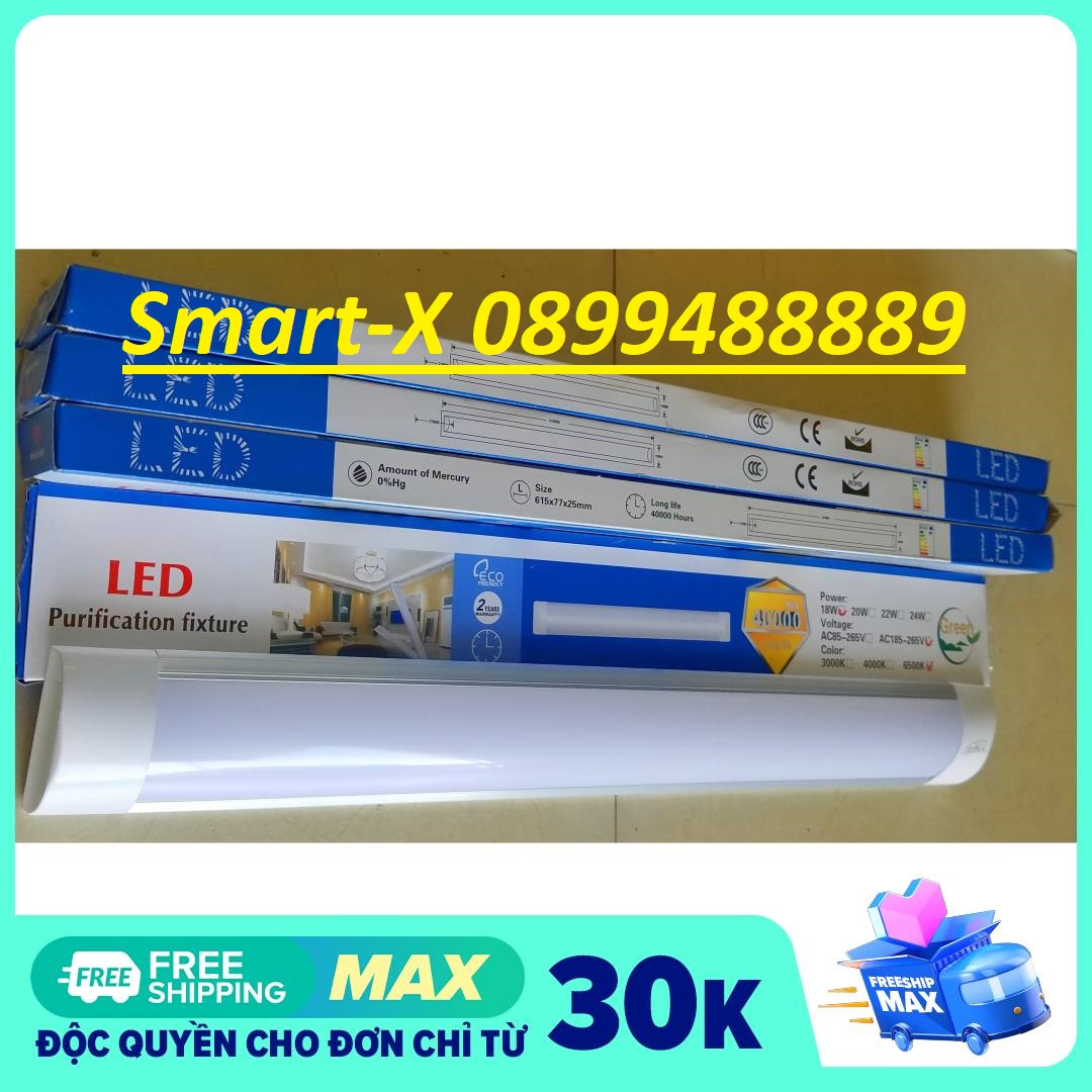 Combo 10 Đèn tuýp Led bán nguyệt 60cm