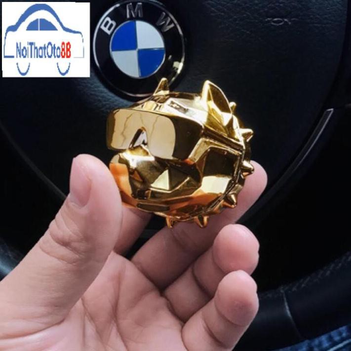 Nước hoa cao cấp cài cửa gió điều hòa ô tô đầu chó pitbull dung tích 10ml
