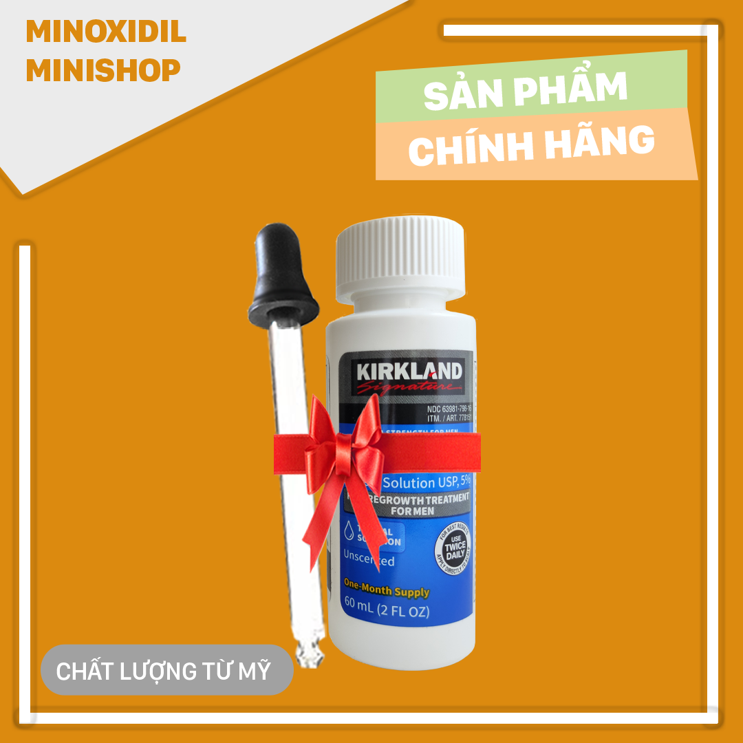 Minoxidil 5% Dạng Lỏng Mọc Râu Tóc Kirkland Mỹ