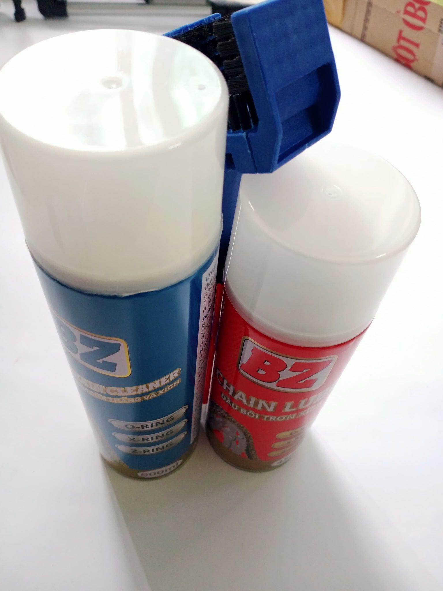 Dưỡng,Rửa sên BZ.bộ combo dưỡng sên +rửa sên bz+ bàn chải.dành cho xe máy.