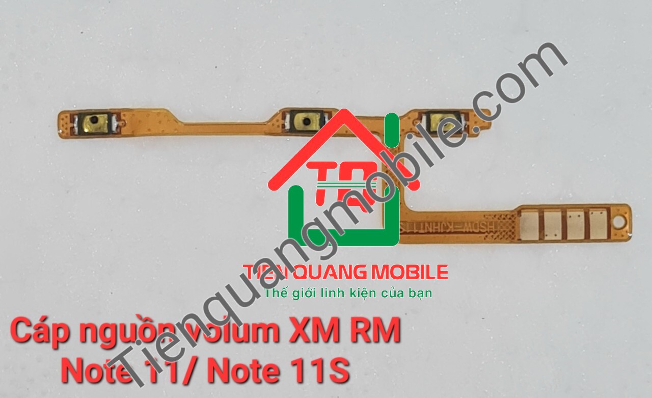 Cáp nguồn volum xiaomi redmi 10c, redmi mia1 / 5x, redmi note 11 / note 11s