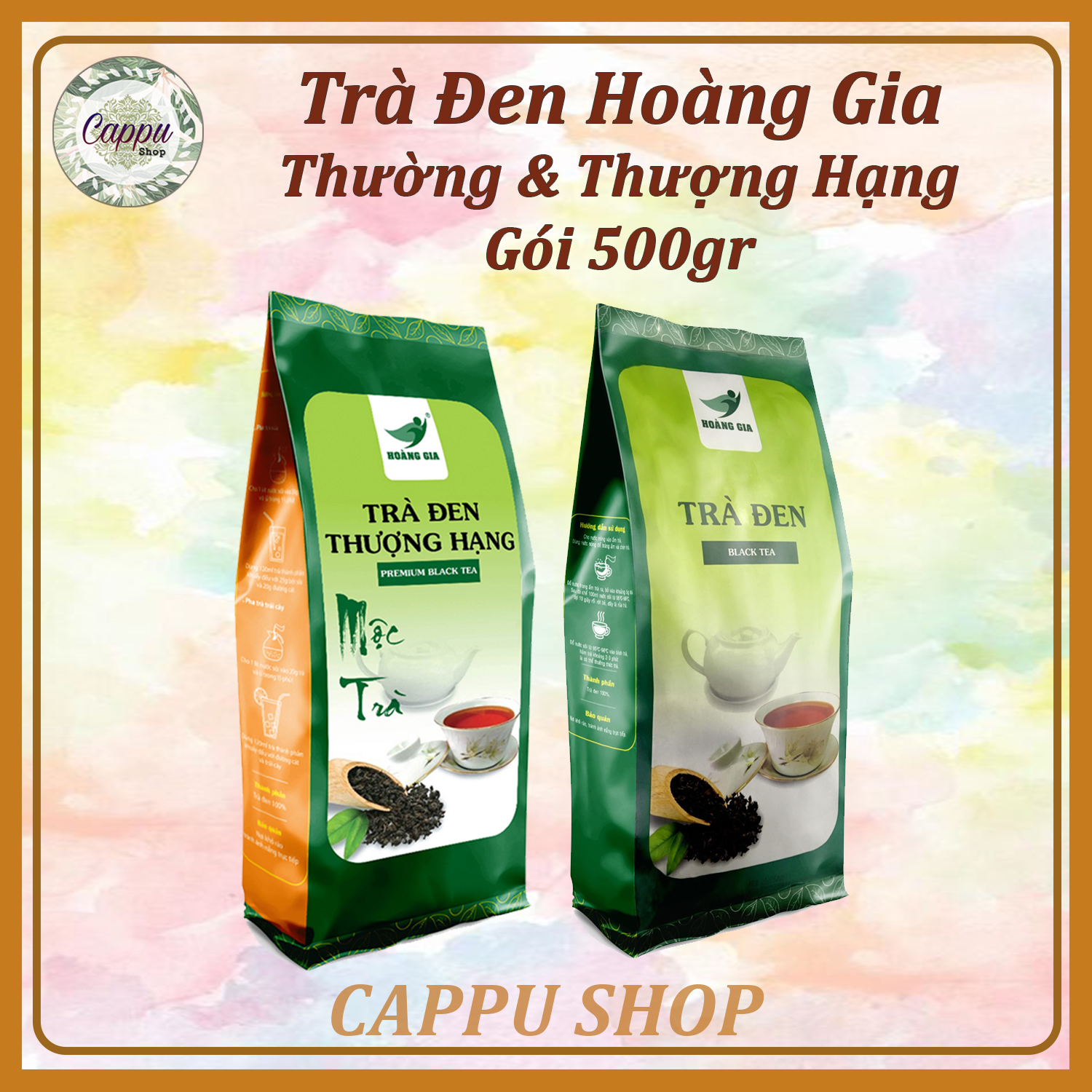 Trà đen hoàng gia, nguyên liệu làm trà sữa và hồng trà -