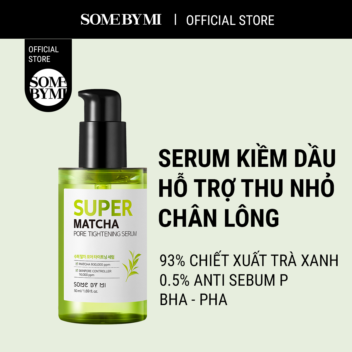 [M1T1] Tinh chất Some By Mi Super Matcha Pore Tightening Serum 50ml