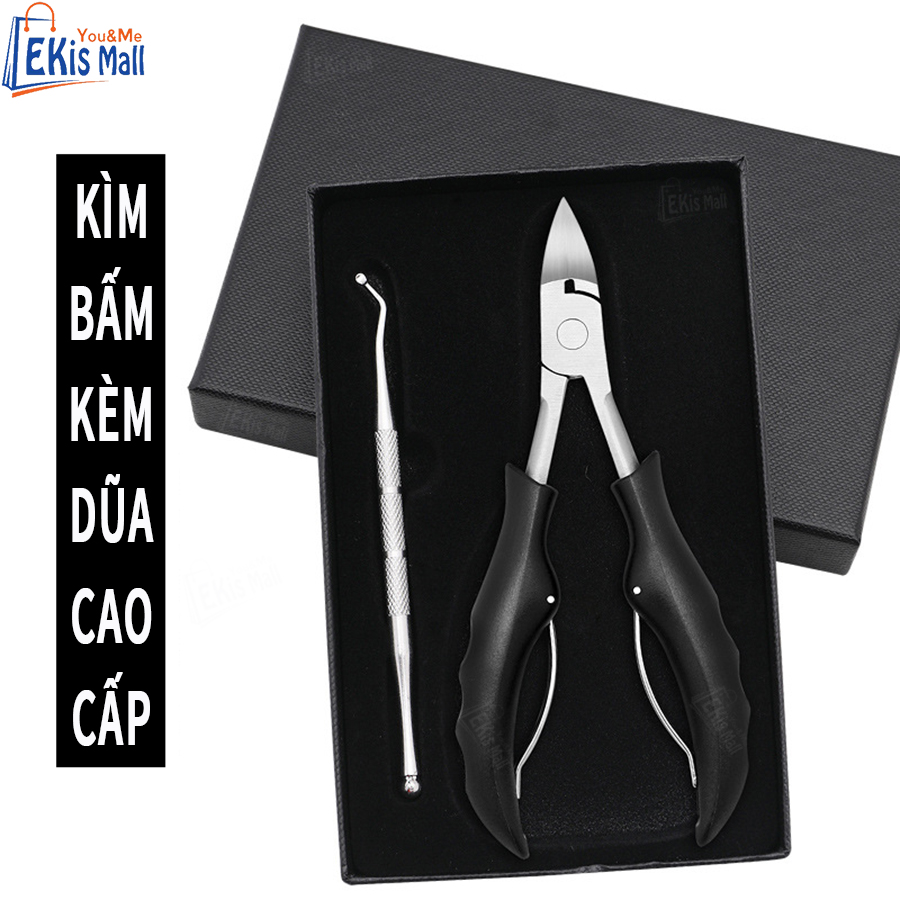 Kìm cắt móng Kèm Thanh Nạy móng Kìm Bấm móng bằng thép cao cấp Kềm cắt da Dụng cụ chăm sóc móng tay móng chân spa chuyên nghiệp cho gia đình