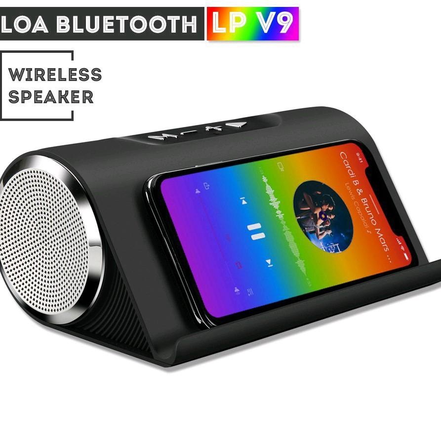 Loa Bluetooth Xiaomi Mi Speaker Chính Hãng LP-V9 Dòng Cao Cấp Có Giá Đỡ Điện Thoại Tiện Tợi, Super Bass, 3 Loa, Âm Thanh To Cực Hay, Sang Trọng 2023