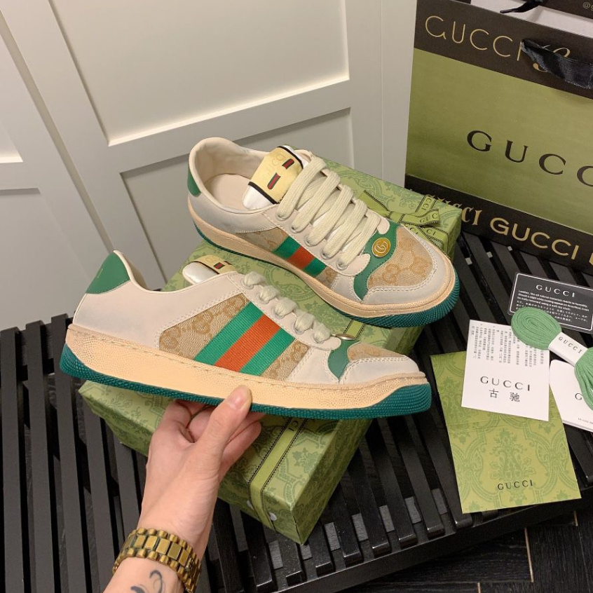Giày Gucci Sơn Tùng Xanh, Sneaker GC Sơn Tùng Nam Nữ Hàng Cao Cấp