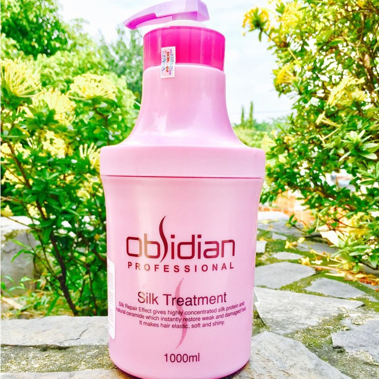 [Obsidian-Chính hãng] Hấp dầu lạnh siêu mượt Obsidian Silk Treatment 1000ml