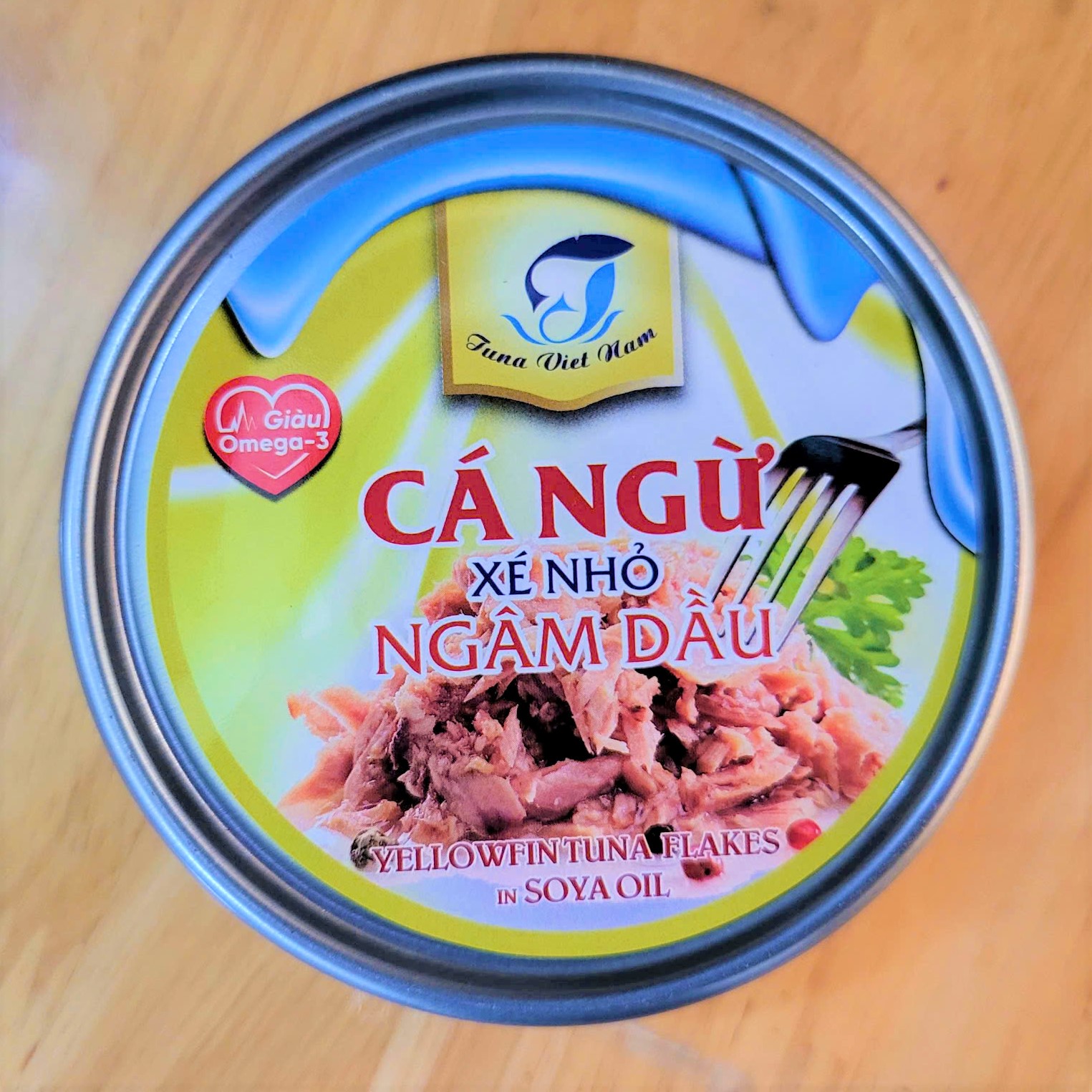 [Hộp (XÉ NHỎ) 140g] CÁ NGỪ XÉ NHỎ NGÂM DẦU TUNA VIET NAM Yellowfin Tuna Flakes in Soya Oil