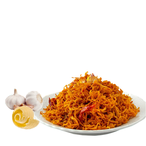 500g KHÔ GÀ BƠ TỎI